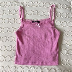 brandy melville bubblegum pink belle tank
